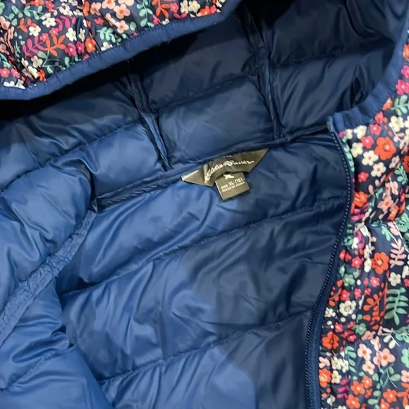 Girls Eddie Bauer lightweight Puffer Coat/ Jacket - Picture 5 of 5